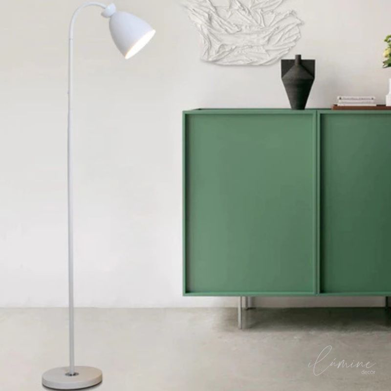  Luminária de Chão Articulada com Pedestal 360° - IlúmineDecor