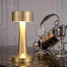 Luminária de Mesa Retrô LED Sem Fio Recarregável -  Ilúmine Decor 