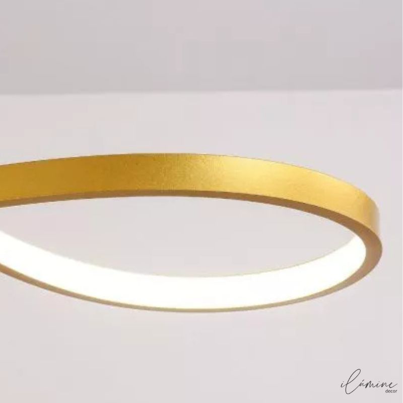 Lustre LED Pendente Infinito Luxo 45W - Ilúmine Decor