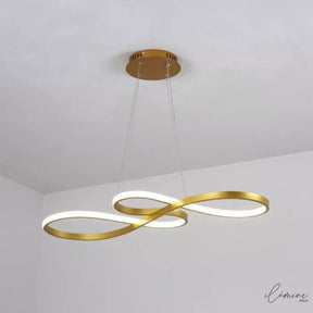 Lustre LED Pendente Infinito Luxo 45W - Ilúmine Decor