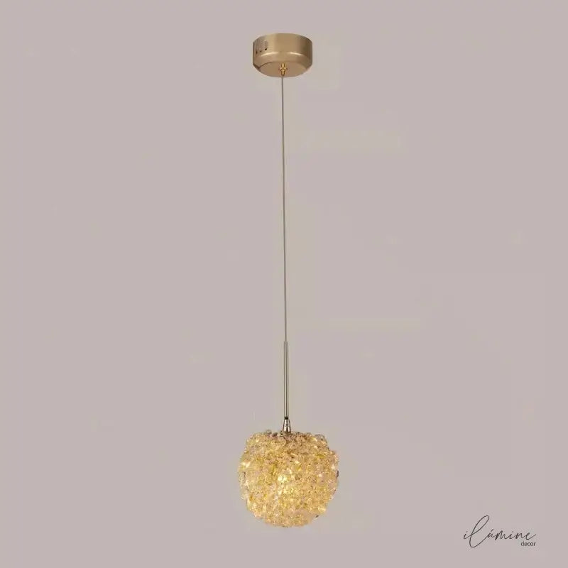 Pendente de Teto Sofisticado Dourado - Ilúmine Decor