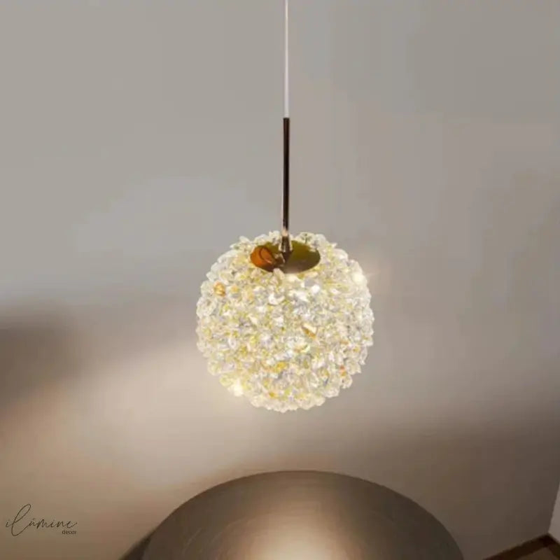 Pendente de Teto Sofisticado Dourado - Ilúmine Decor 