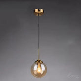 Luminária de Teto Pendente Nórdico Metal e Vidro - Ilúmine Decor